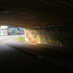 Graffiti tunnel at Eindhoven Berenkuil