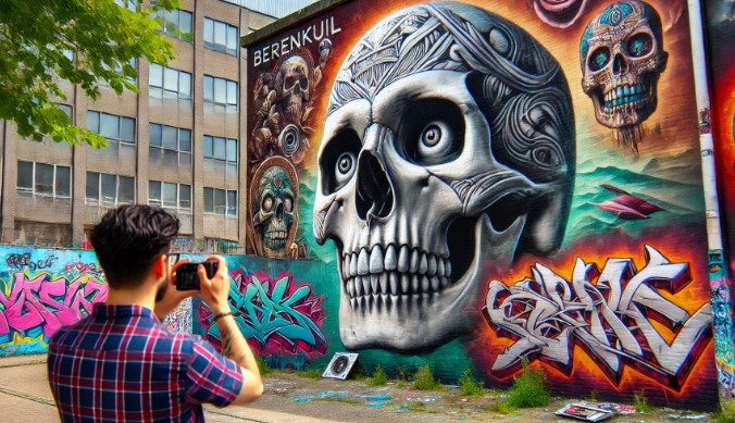 graffiti of skull at berenkuil Eindhoven – Eindhoven Hotspots